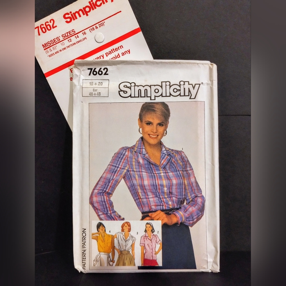 Vintage Simplicity #7662 Sewing Pattern/ Uncut/ NOS